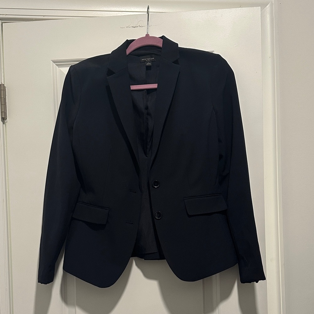 Ann Taylor Elegant Black Blazer
